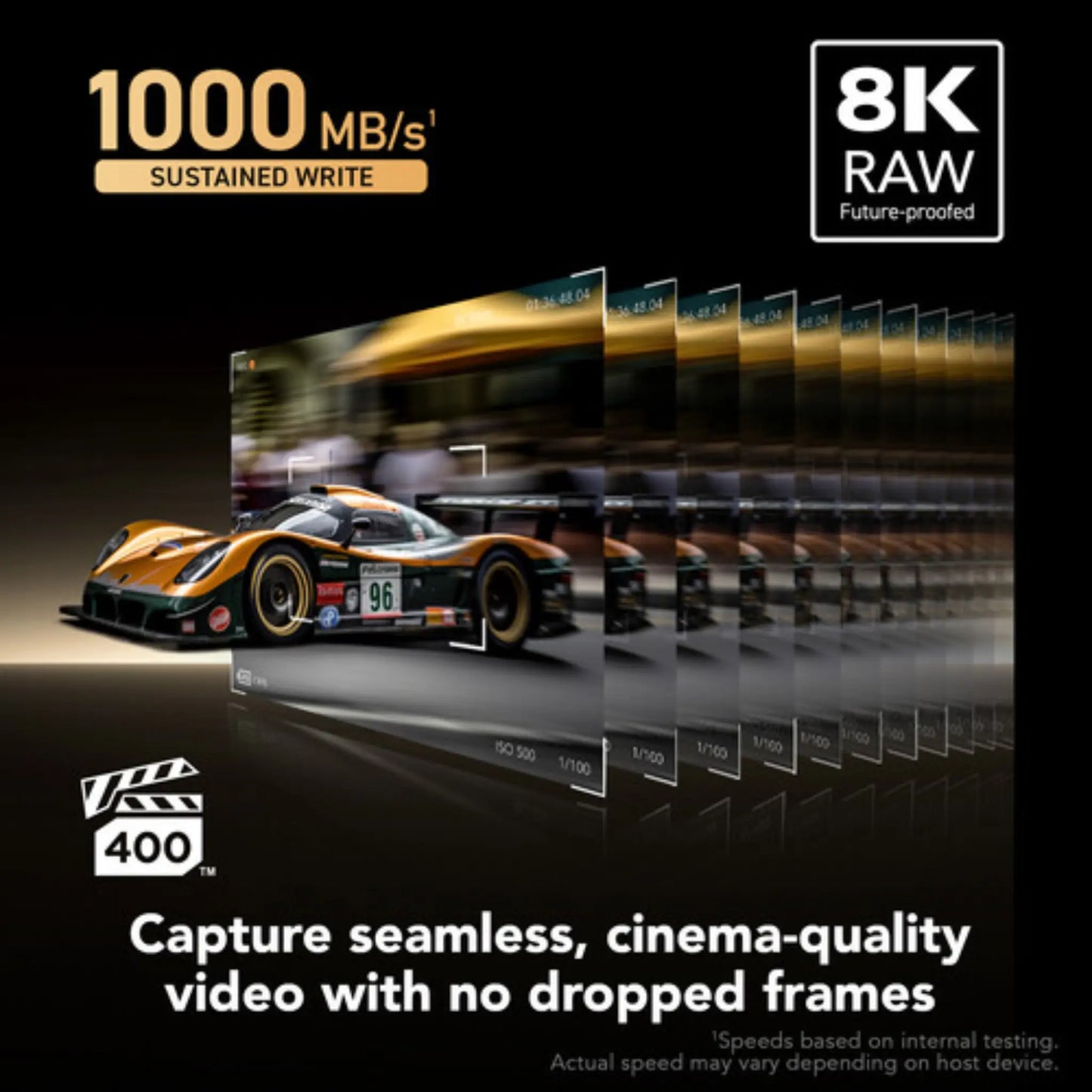 Lexar 256GB CFexpress 4.0 Type A GOLD Memory Card – 1800MB/s 8K Video