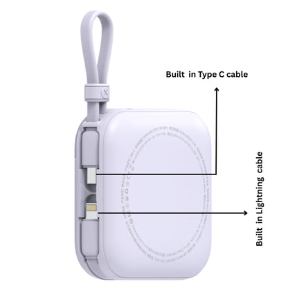 G-Tab FLEX10 - 10000mAh 22.5W Fast Charging Power Bank with Built-in Cables