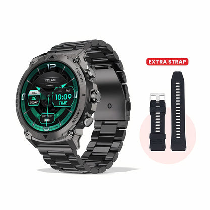 TELUX ACTIVEX | Smart Calling Watch with 1.43” AMOLED Display