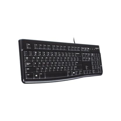 Logitech K120 USB Standard Computer Keyboard  | with Arabic keys