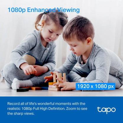 TP-Link Tapo C200C 1080p Pan/Tilt WiFi Security Camera with Night Vision