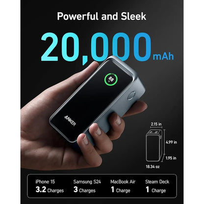 Anker Prime 20,000mAh 200W Power Bank A1336 | 100W USB-C Fast Charging