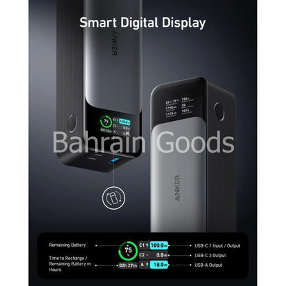 Anker Powercore 737 24000 Pd 140W Black Bahrain Goods AN.A1289011.BK