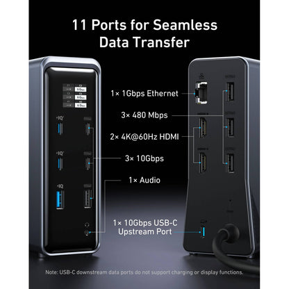 Anker Prime Charging Docking Station (14-in-1, Dual Display, 160W)