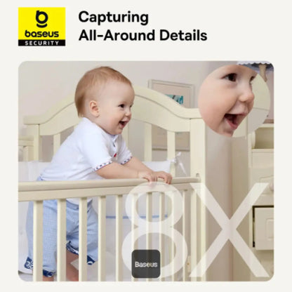 Baseus Security P1 Pro 3K Wi-Fi Indoor Camera | AI Detection & 360° Pan