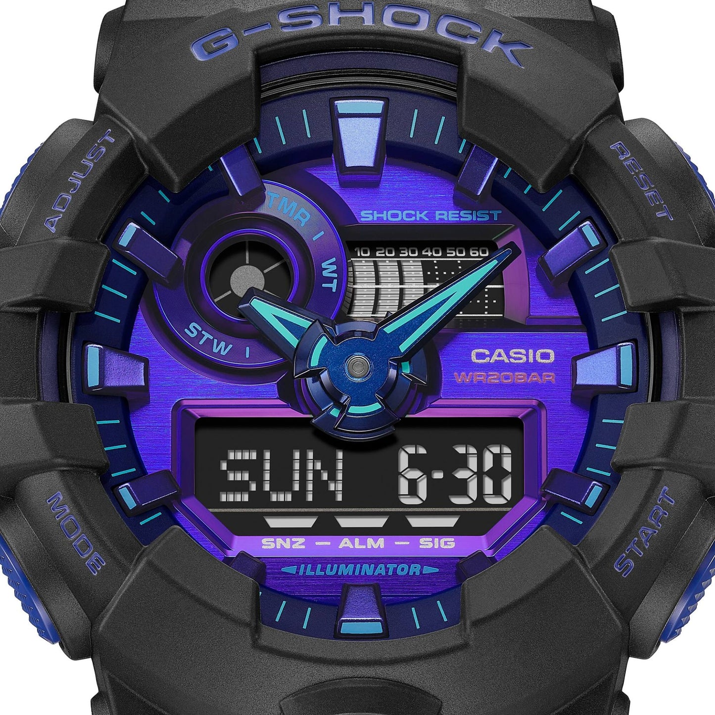 Casio G-Shock GA-700VB-1ADR Analog Digital Men’s Watch