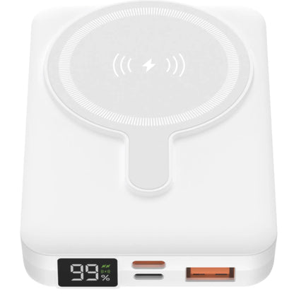 Hezire Magnetic Wireless Power Bank 10000mAh | 15W Fast Wireless Charging | HEZ-PBW10K-MAG+