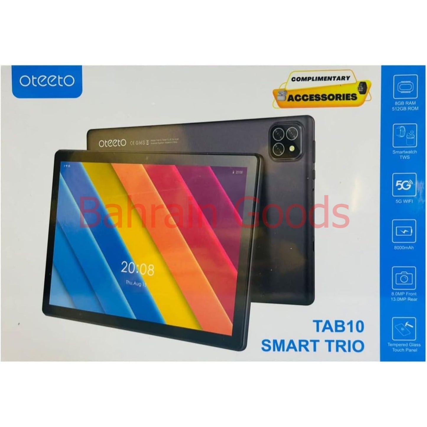 Oteeto TAB10 Smart Trio 8GB RAM 512GB