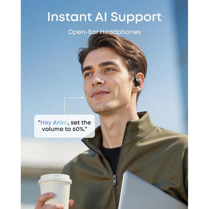 Soundcore AeroFit 2 AI Assistant Open-Ear Wireless Earbuds | AI Translation