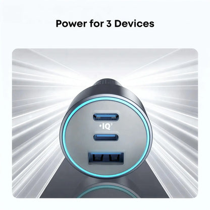 Anker 335 Car Charger 67W 3-Port USB-C & USB-A Fast Charger
