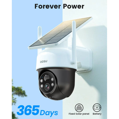 Aosu SolarCam D1 Classic System C9C | 3MP Wireless Solar Security Camera Outdoor