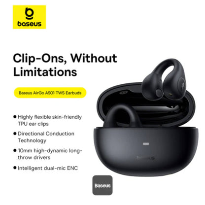 Baseus Bass 15 Clip Open-Ear True Wireless Earphones Cluster