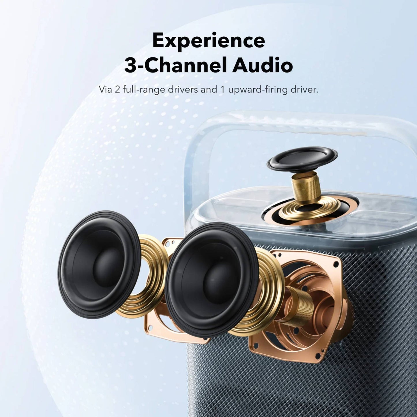 Soundcore Motion X500 Bluetooth Speaker | Spatial Audio, Hi-Res Sound