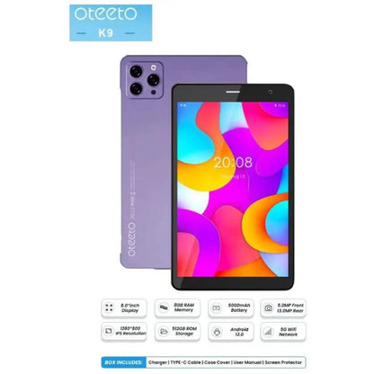 Oteeto K9 Tablet – WiFi+5G 512GB 8GB
