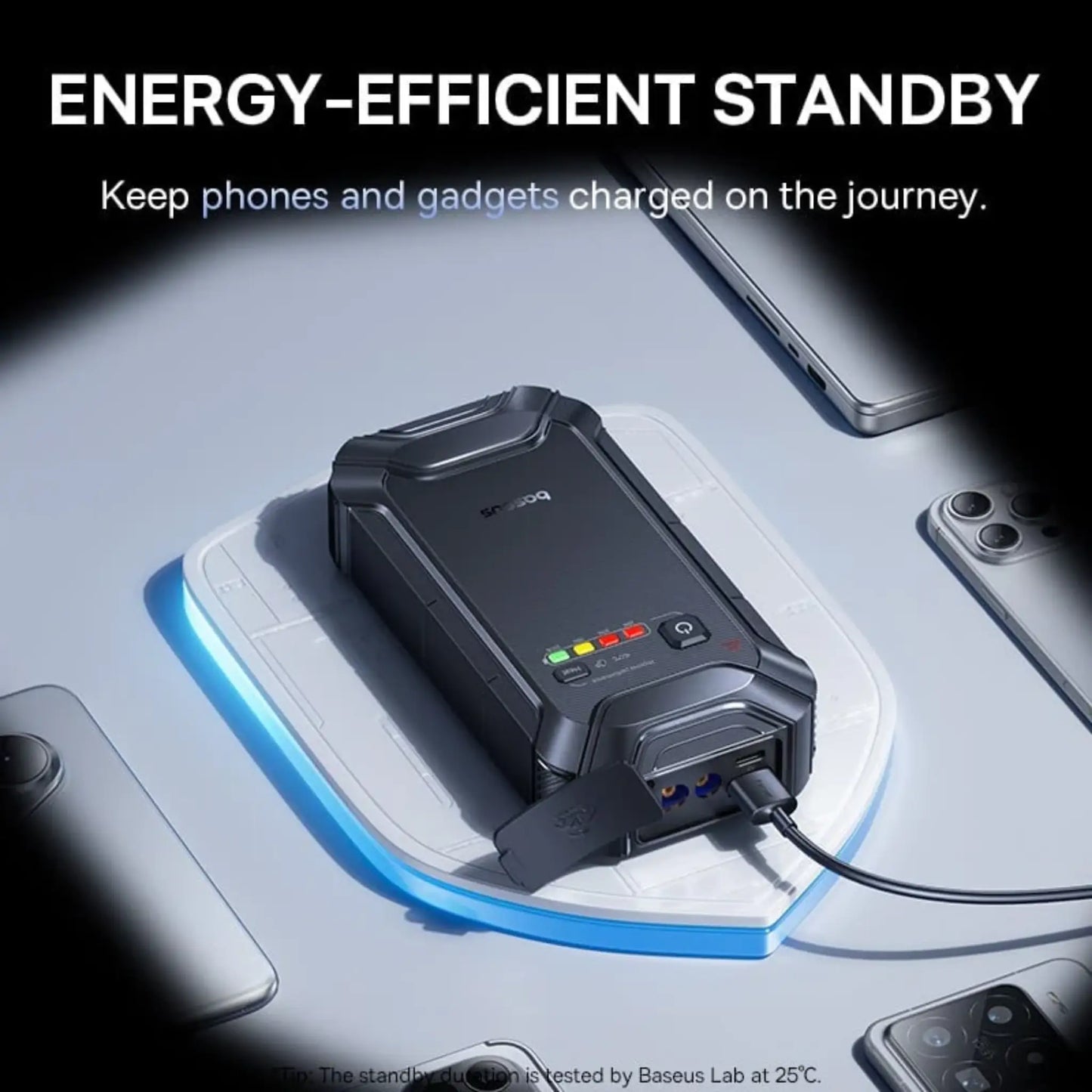 Baseus PrimeTrip VJ1 Jump Starter 12000mAh 5000A Portable Car Battery Booster