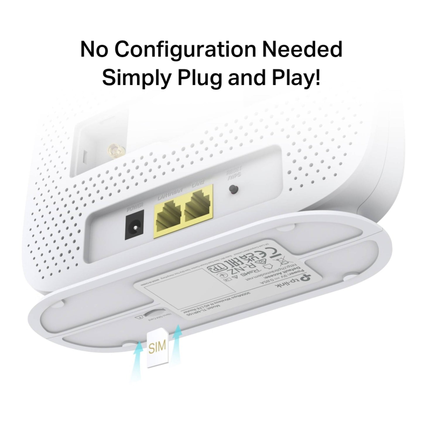 TP-Link TL-MR105 300Mbps 4G LTE Wireless N Router | SIM WiFi Router