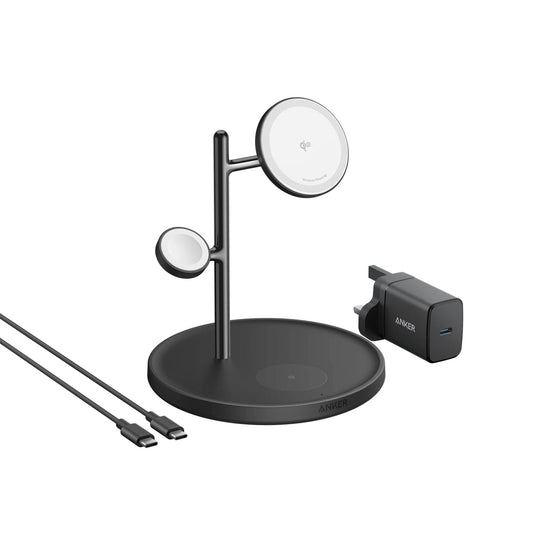 Anker MagGo 3-in-1 Wireless Charging Station | Fast Magnetic Charger