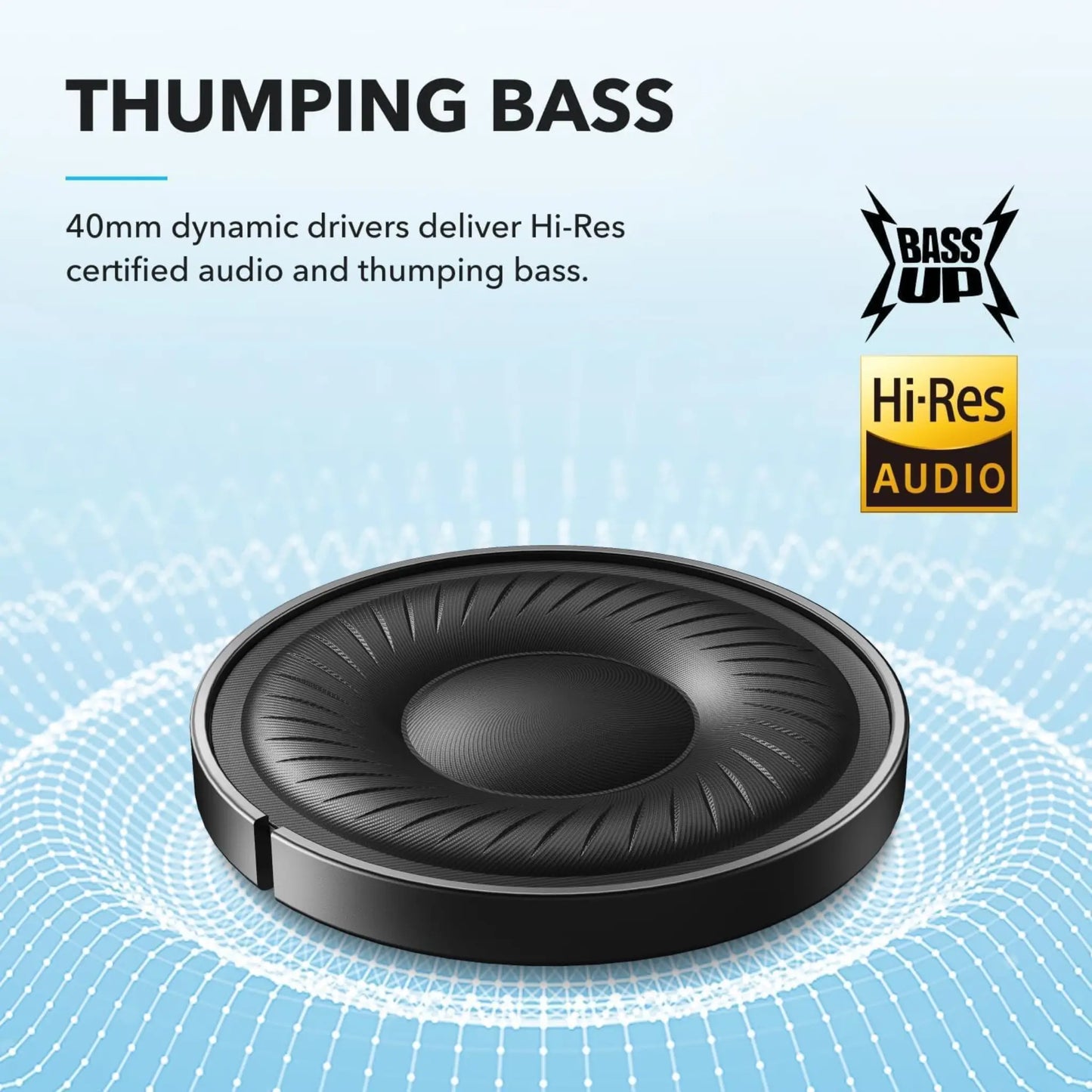 Soundcore Q20i Hybrid ANC Headphones | Hi-Res Audio
