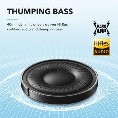 Soundcore Q20i Hybrid ANC Headphones | Hi-Res Audio