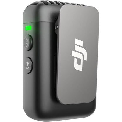 DJI Mic 2 Wireless Microphone Kit, 2 TX, 1 RX, 250m Range, 18 Hour Battery, Black