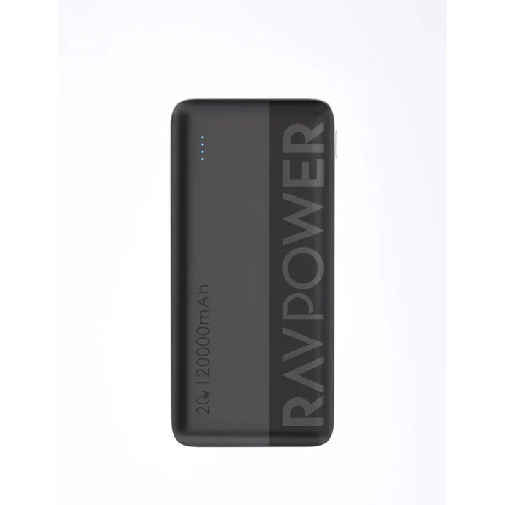 RAVPower 5 in 1 Premium (Black) | Travel Combo | Bundle with 20000 mAh Power Bank
