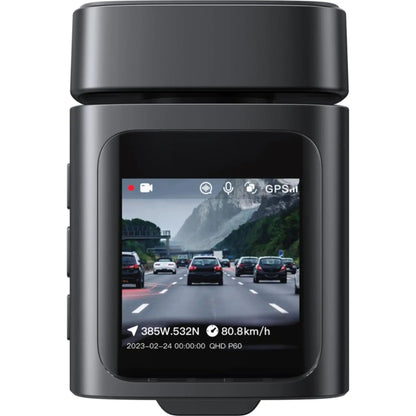 Baseus PrimeTrip VD1 Dash Cam 3K+1080p Cosmic Black – 3K UHD Car Camera with GPS, WiFi & Night Vision