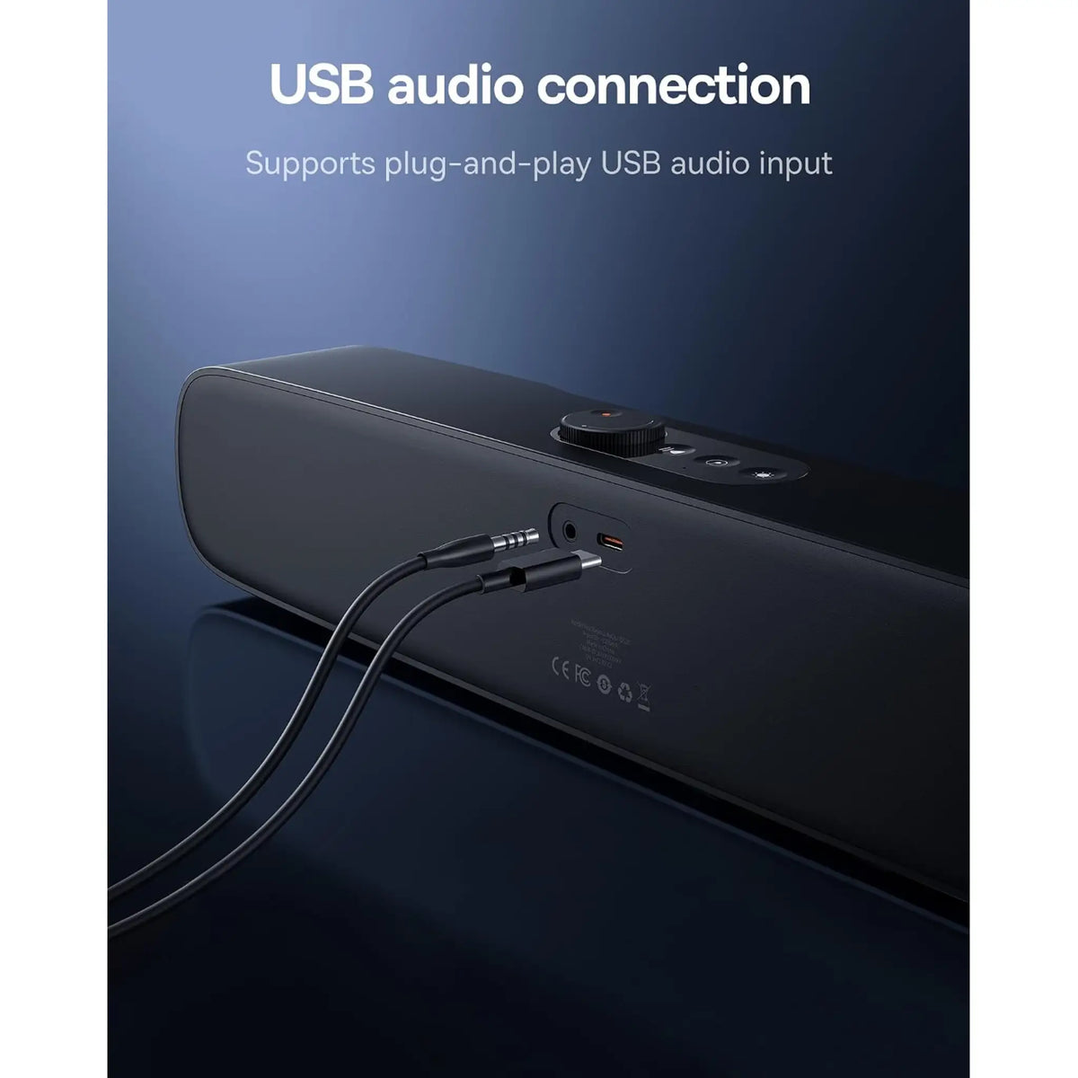Baseus AeQur DS10 Mini Bluetooth Soundbar Speaker