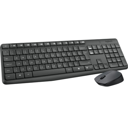 Logitech MK235 Wireless Keyboard and Mouse Combo  | with Arabic keys