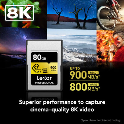 Lexar® Professional CFexpress™ 2.0 Type A Card GOLD Series | 80GB