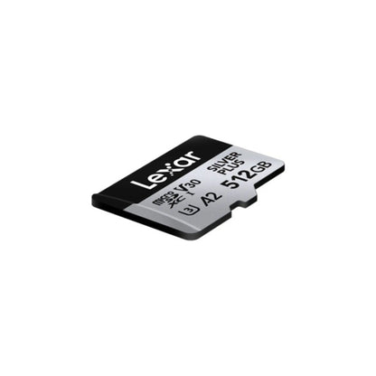 Lexar 512GB Professional Silver Plus microSDXC Card 205MB/s 4K U3 V30