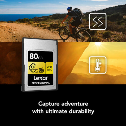 Lexar® Professional CFexpress™ 2.0 Type A Card GOLD Series | 80GB