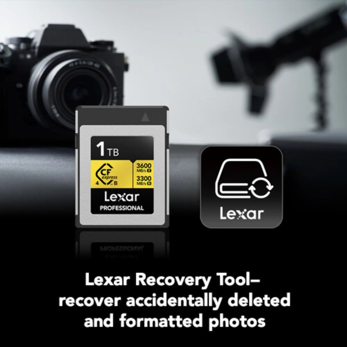 Lexar 1TB CFexpress 4.0 Type B GOLD Card – 3600MB/s 8K Video