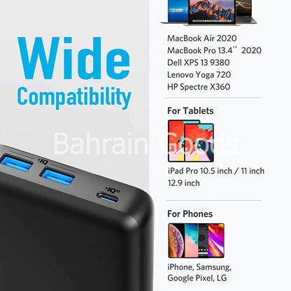 Anker PowerCore III Elite 19200 60W Power Bank Black Bahrain Goods AN.A1284H11.BK