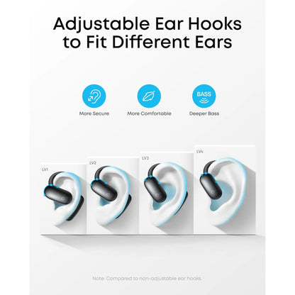 Soundcore AeroFit 2 AI Assistant Open-Ear Wireless Earbuds | AI Translation