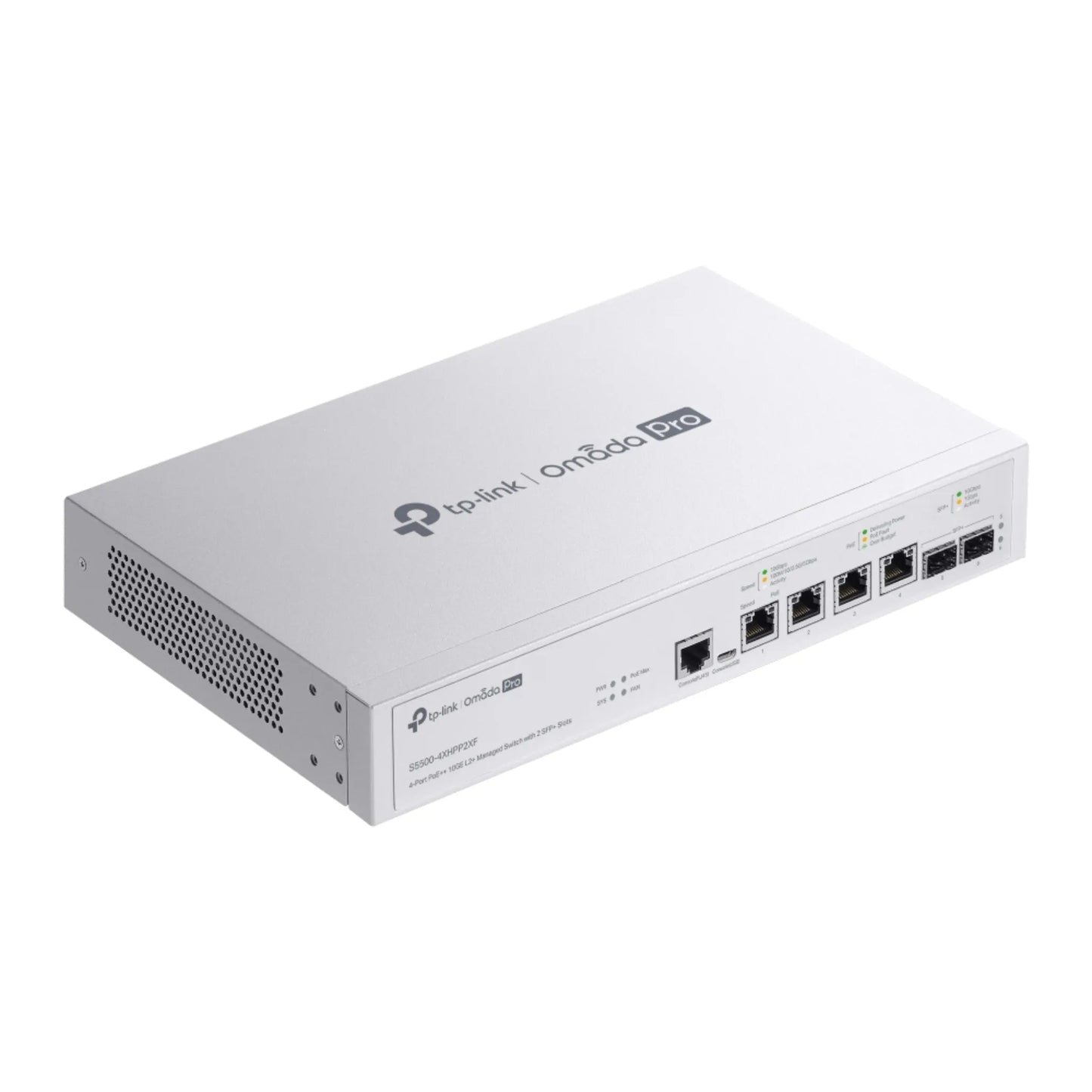 TP-Link Omada Pro S5500-4XHPP2XF 10G PoE++ Switch