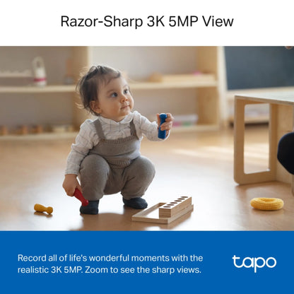 TP-Link Tapo C230 3K 5MP Pan Tilt WiFi Security Camera | AI Detection & Night Vision