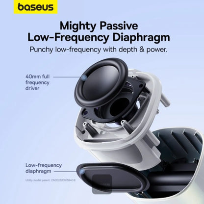 Baseus AeQur V2 Portable Wireless TWS Speaker Moon White | 30H Playtime Bluetooth Speaker