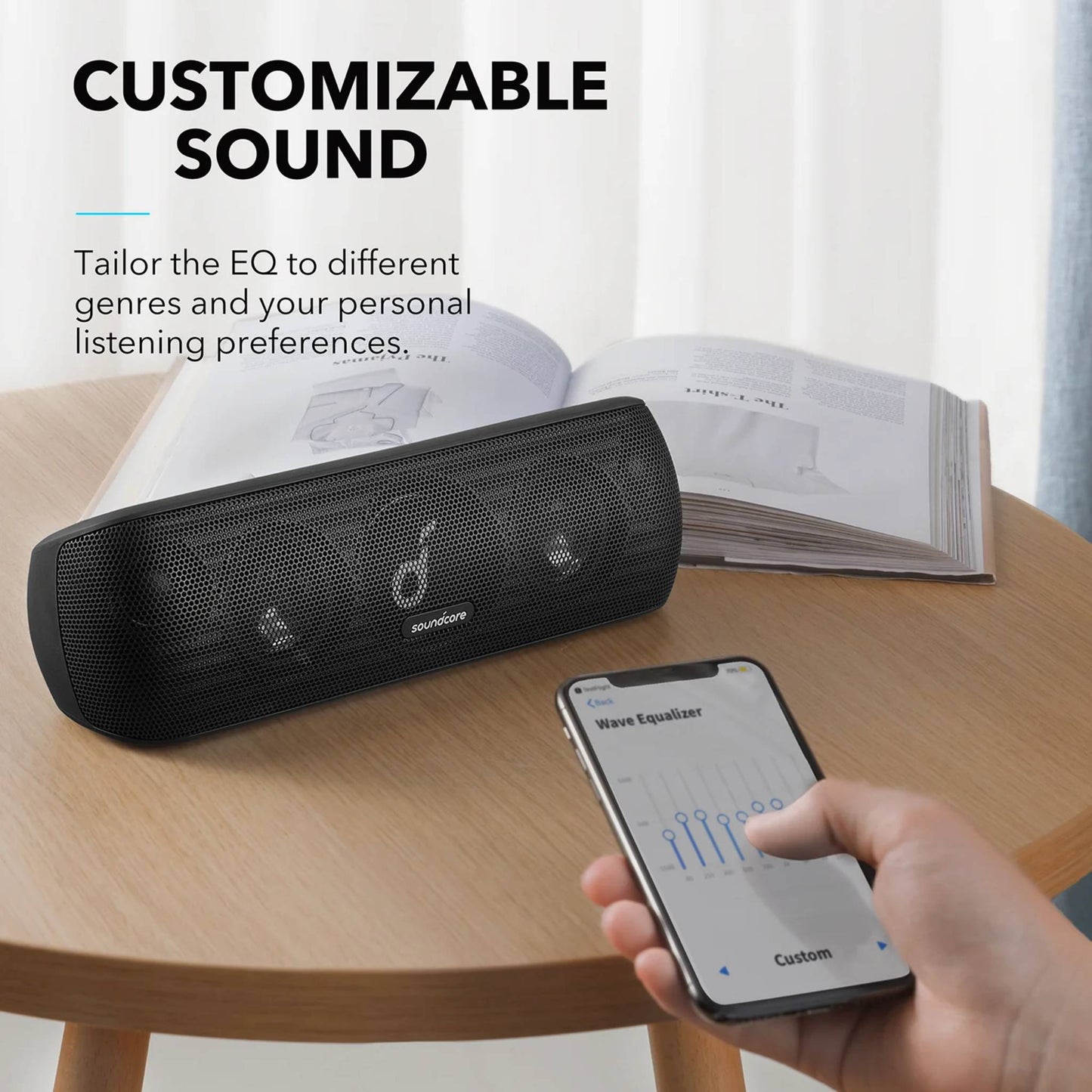 Soundcore Motion+ Bluetooth Speaker | 30W Hi-Res Audio, IPX7 Waterproof