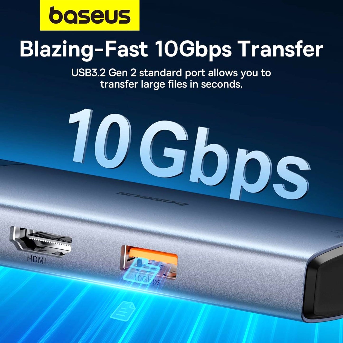 Baseus Metal Gleam Series II 6-in-1 USB HUB