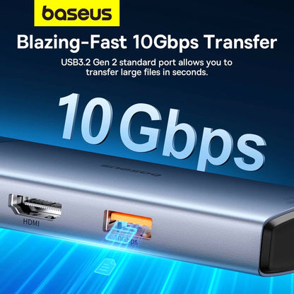 Baseus Metal Gleam Series II 6-in-1 USB HUB