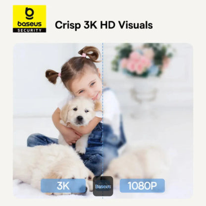 Baseus Security P1 Pro 3K Wi-Fi Indoor Camera | AI Detection & 360° Pan