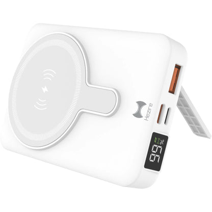 Hezire Magnetic Wireless Power Bank 10000mAh | 15W Fast Wireless Charging | HEZ-PBW10K-MAG+