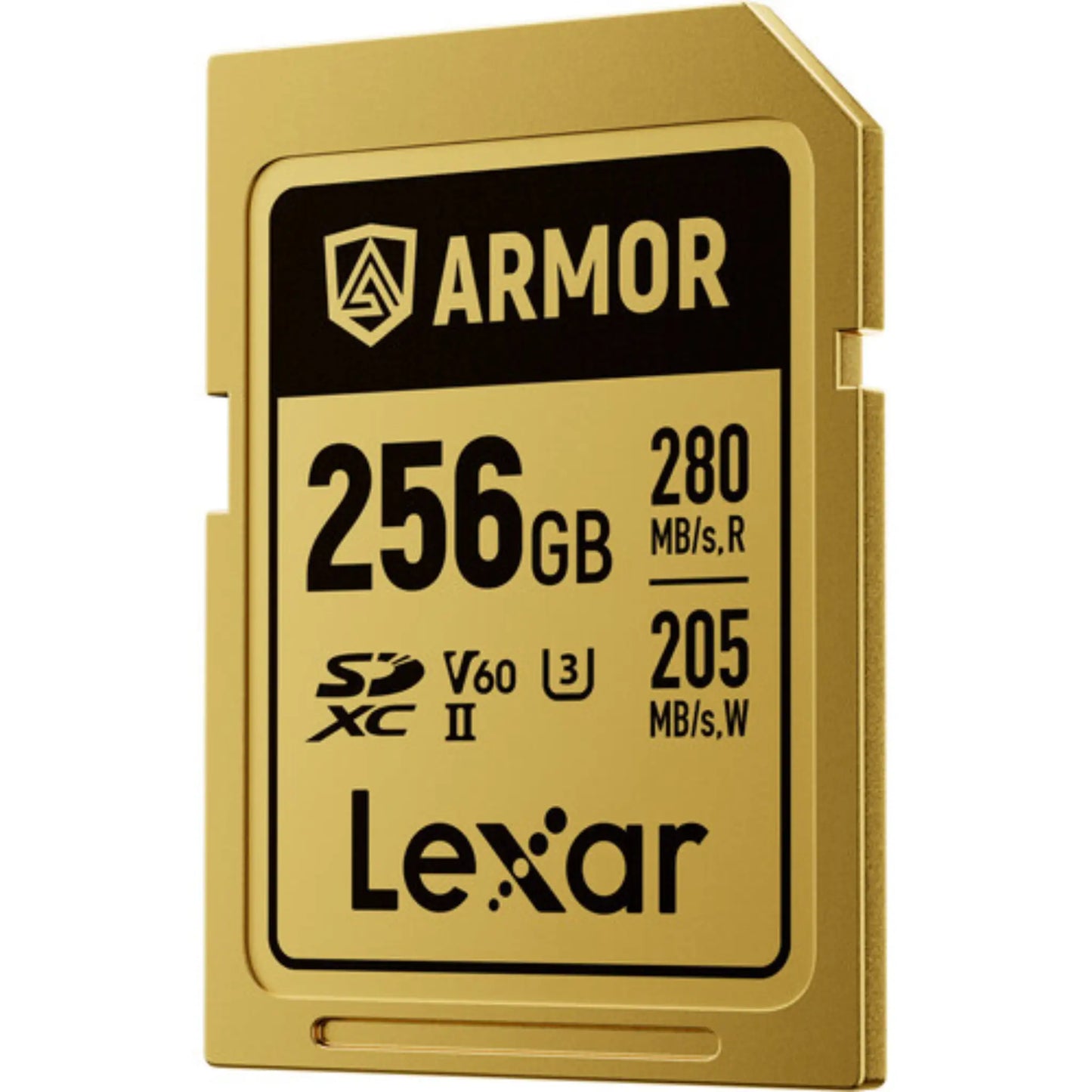 Lexar ARMOR GOLD 256GB UHS-II V60 SDXC Memory Card – 280MB/s 4K SD Card