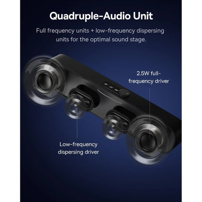 Baseus AeQur DS10 Mini Bluetooth Soundbar Speaker