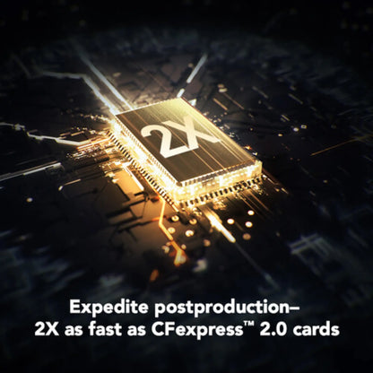 Lexar 2TB Professional GOLD CFexpress 4.0 Type B Card – 3600MB/s 8K Video