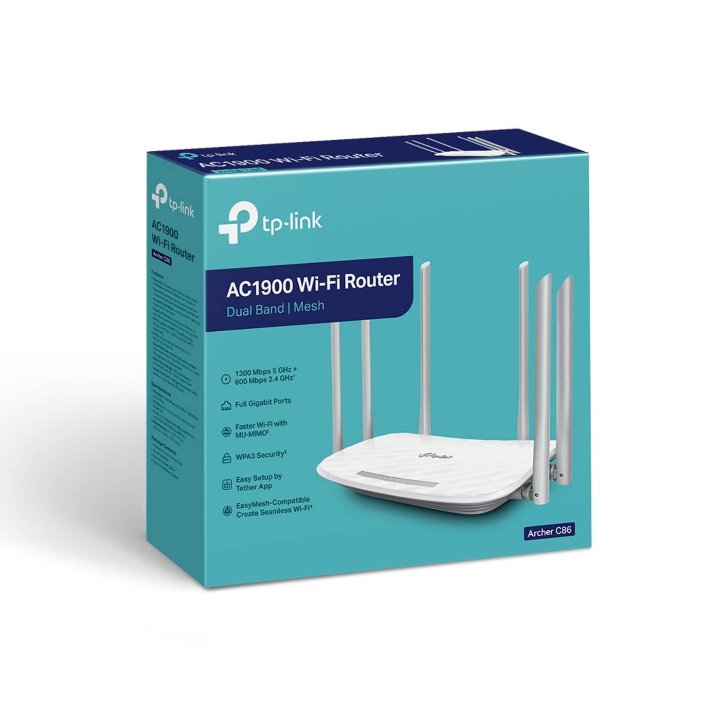 TP-Link Archer C86 AC1900 Wi-Fi Router | Dual Band Gigabit MU-MIMO
