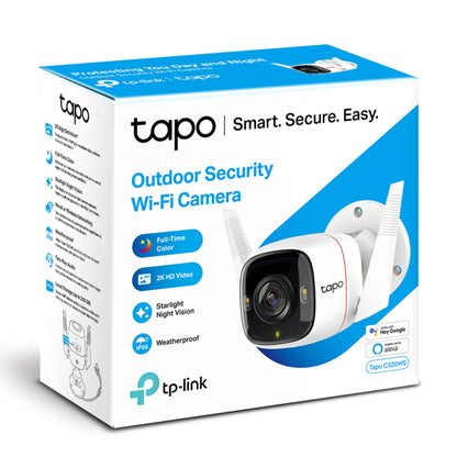 TP-Link Tapo C320WS Outdoor WiFi Camera 2K QHD | Color Night Vision