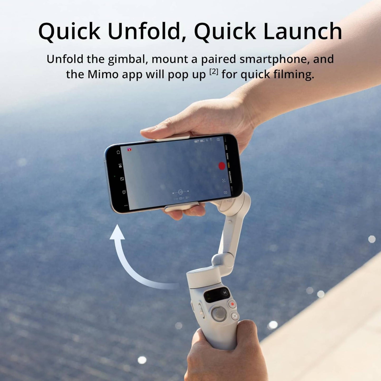 DJI Osmo Mobile 7 is a portable 3-axis gimbal stabilizer for iPhone and Android