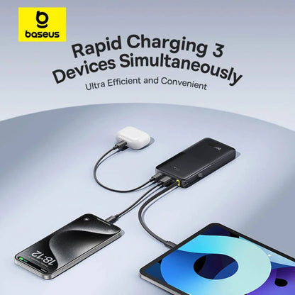 Baseus Bipow 2 Power Bank With Built-in USB-C Cable 10000mah 20W