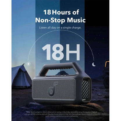 Soundcore Boom 2 SE Outdoor Speaker 30W | IPX7 Waterproof, 18H Playtime | Portable Bluetooth Speaker